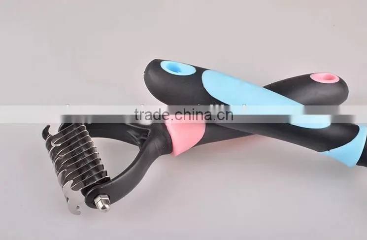 Pet shedding tool brush comb p0wdq dog hair removal comb for sale