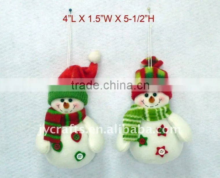 good quality snowman ornament Santa ornament