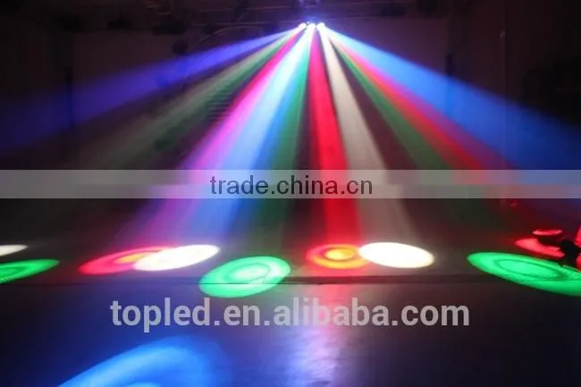 Triple Moon DMX LED 3-eye RGBW Beam Light DMX Effects Light LED