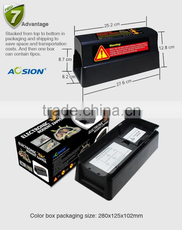 Aosion New Design factory made Indoor humane rat killer/pest control mice trap
