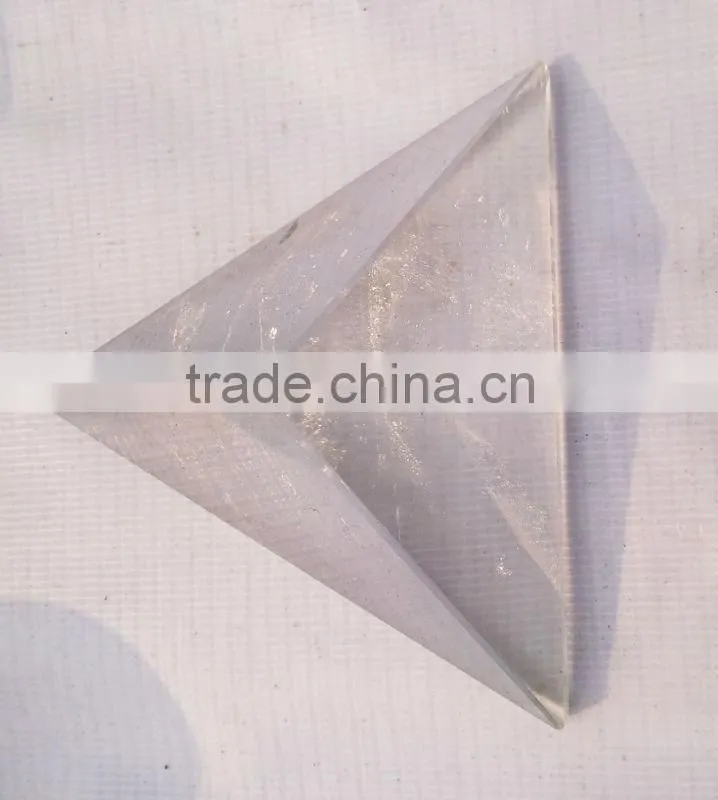 Natural Rock Crystal Pyramid Craft