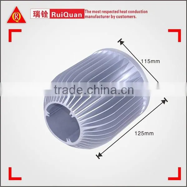 High Power CNC machining aluminum extruded Led heatsink