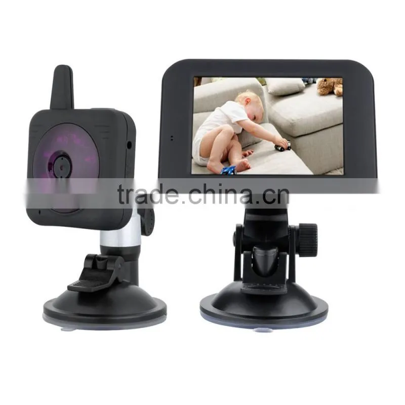3.5 inch LCD Rechargable Battery 2.4GHz 30m Wireless Range Digital Color Video Baby Monitor IR Night version Security Camera