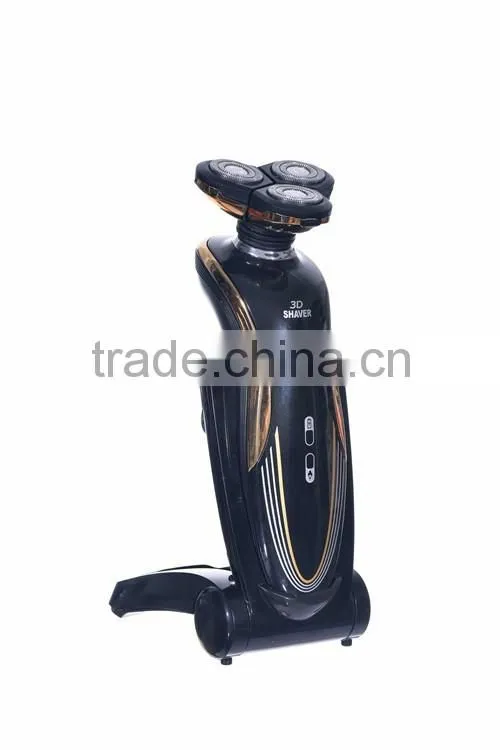 New arrival 3 head 3 in 1 12v black man electric shaver for men