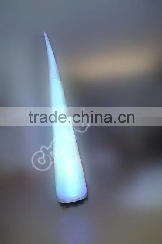 Remote Control Color Led Lighting Inflatable Lighting Cone Decoration/Inflatable Indoor Loghting