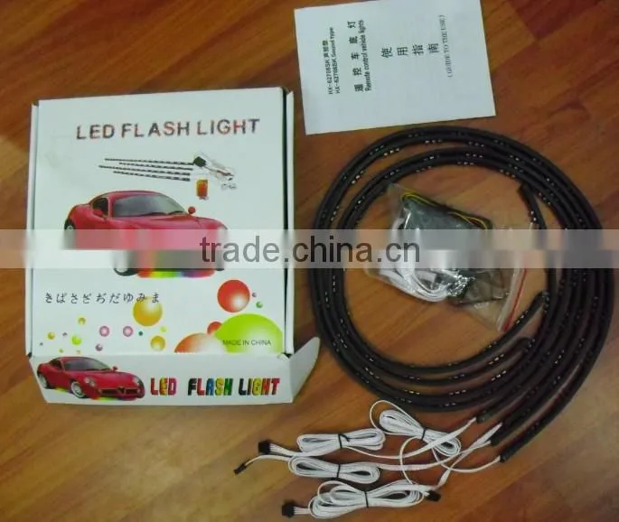 RGB color changing LED under car ribbon 900mm x2 600x2 w/ remote control