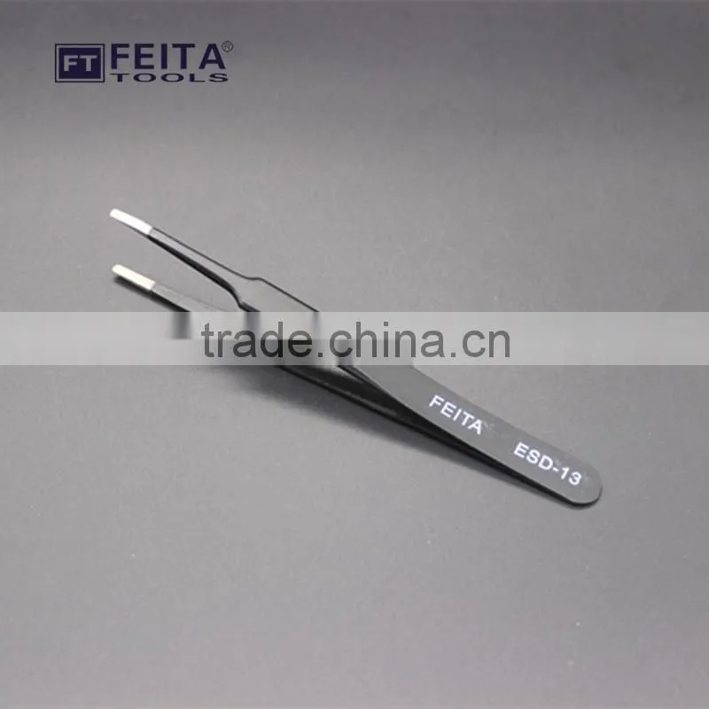 hot selling stainless steel ESD Tweezers manufacturing/tweezers eyelash extension esd TWEEZERS