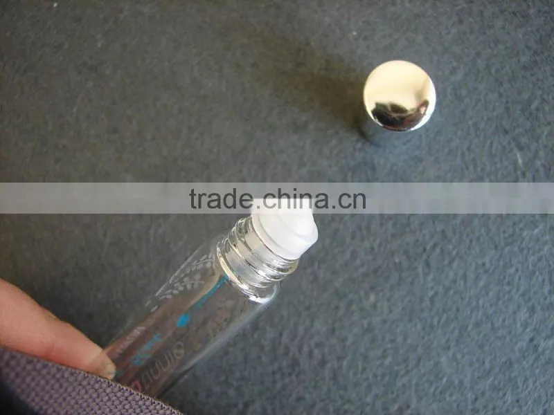Roll on glass botlle(ITEM NO.:SGZ 10ml long cap style)