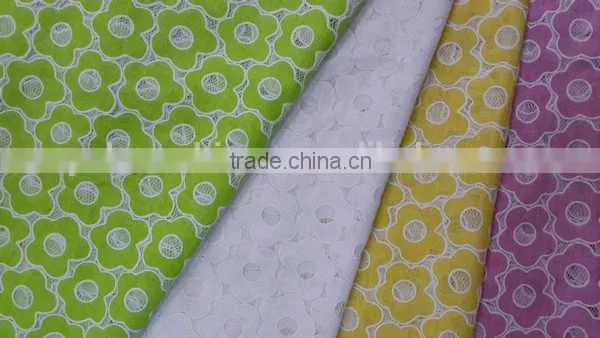 High Quality Wholesale Flower Design Lace Fabric