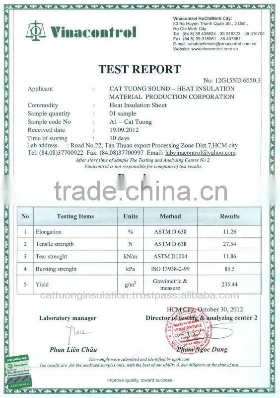 High Quality Aluminum Foil Air Bubble Home Insulation From Manufacturers