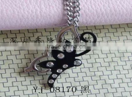 TC43 Fashion Heart-shaped Titanium Pendant Heart Pendant