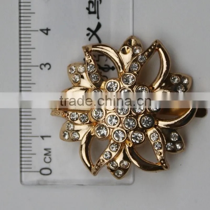Stylish metal shoe buckle shoe parts accessories