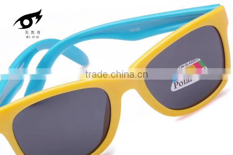 New product Manufacturers selling silicone polarizing sunglasses cute kids glasses