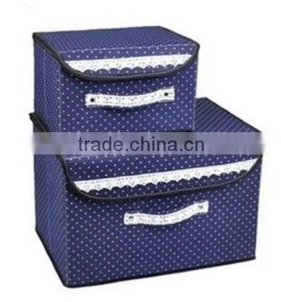 Pink DOT Foldable Storage box Organization Bins set