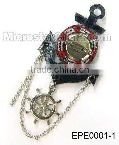 New Audrey Hepburn pin cabochon badges with chain