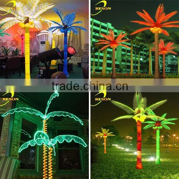 Christmas tree light LED lighted palm tree/coconut tree for sale