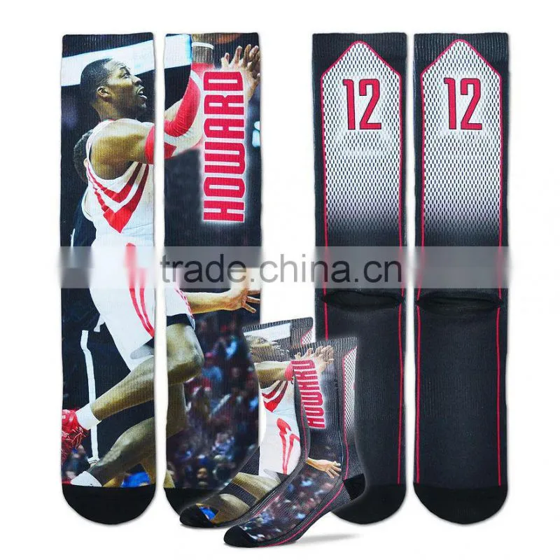 wholesale sublimated custom print socks