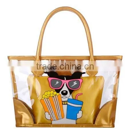 2014 Cartoon color nylon handbag
