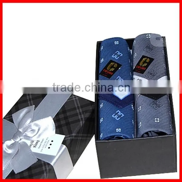 2014 New Style Men Hot Sale Custom Paper Handkerchief Gift Box Packaging