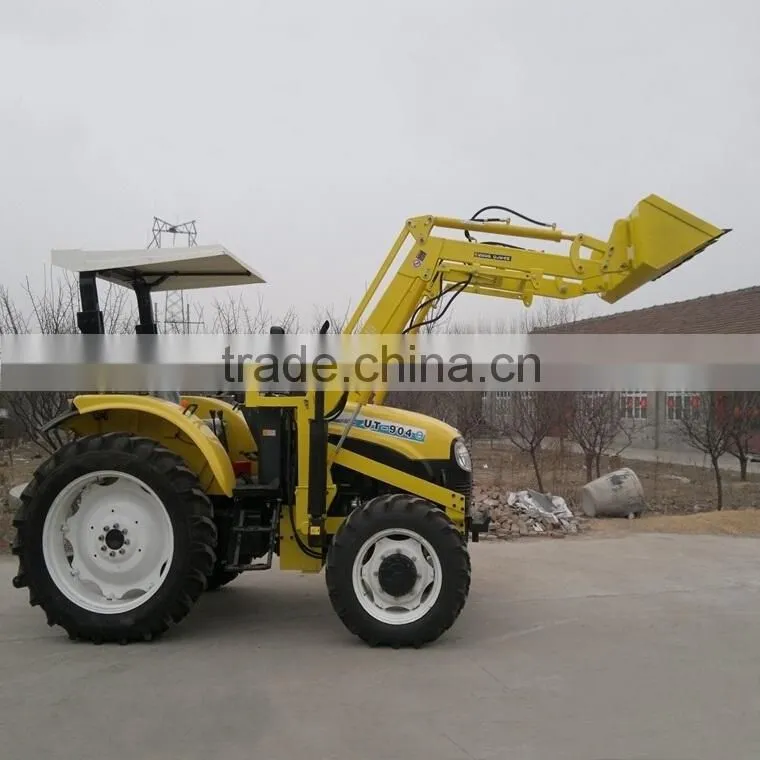 CE certificate TZ-10 70-100HP 4WD Tractor Front end loader with Standard bucket
