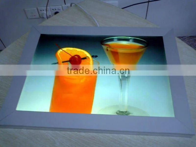 led fluorescent writing board with light box