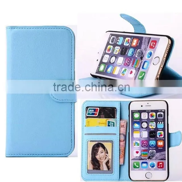 Photo album leather low price china mobile phone leather case for iphone 6