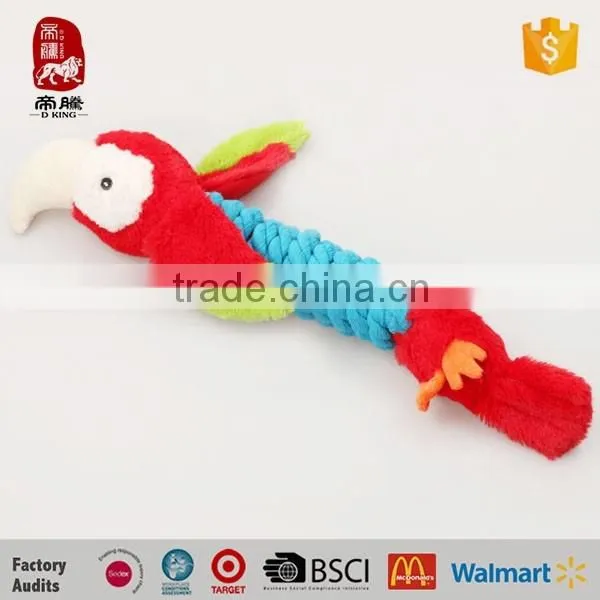Rope Wrapped dog toy rope duck plush pet toys