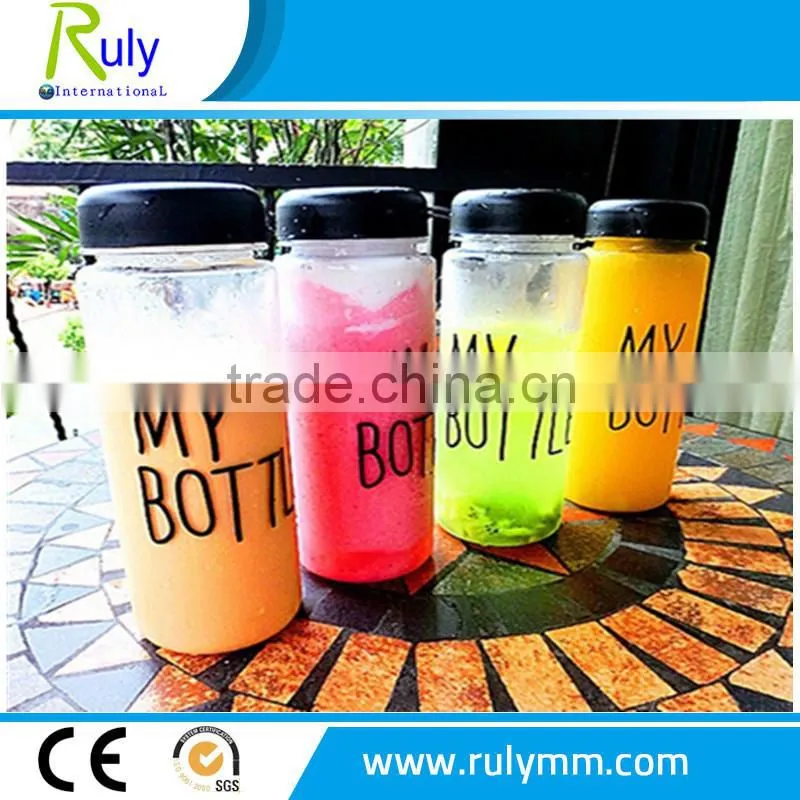 500ml My Bottle water juice Bottle With Black Cap