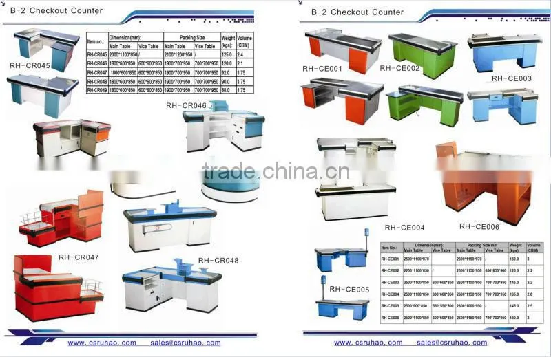 Checkout Counters For Sale supermarket checkout counter