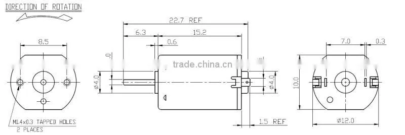 Bottom price high quality air purifier pmdc motor 9000rpm