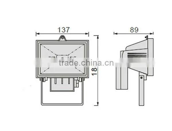 IP44 R7s 78mm Halogen Lamp 150w DJ-H101