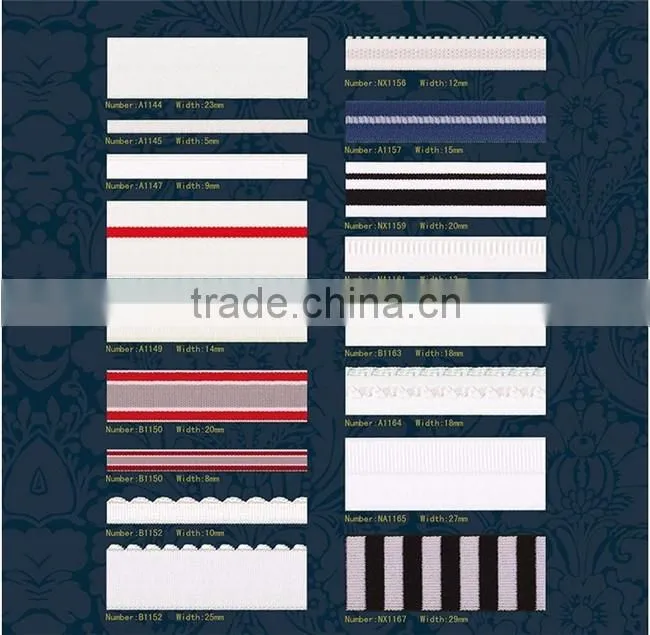 China Suppliers 3.5cm Customized Jacquard Elastic Tape for Mens Underwear