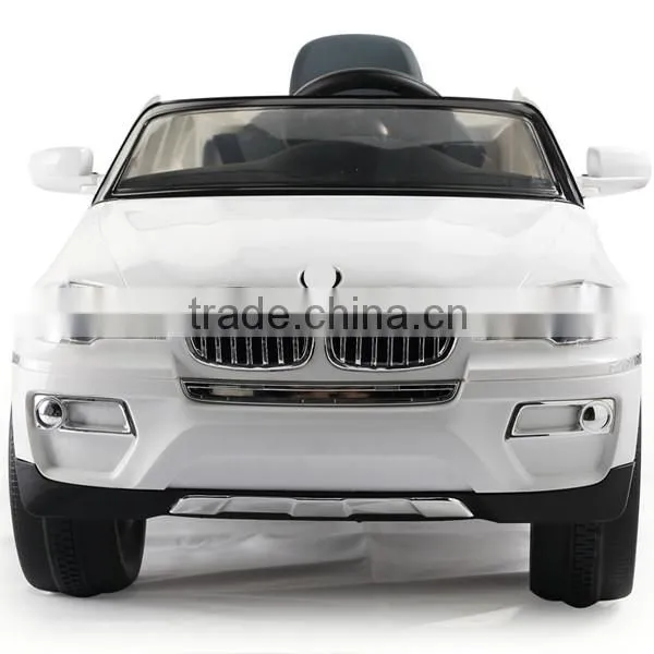 Children's electric toy car baby round battery remote control double drive car children car