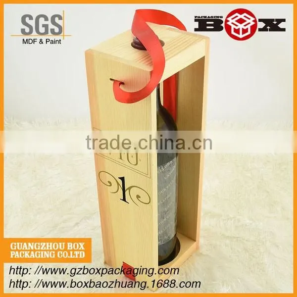 Natural Wooden Wine frame Packaging, wooden wine display,wine packagng as gift