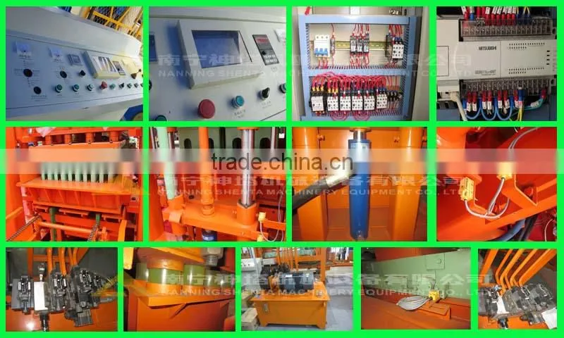 high efficiency.Shenta QTY10-15 hydraform automatic hollow block machine ethiopia
