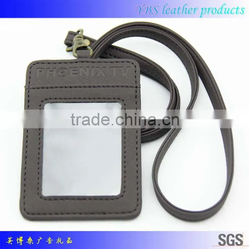 work Factory direct PU id card holder Customized