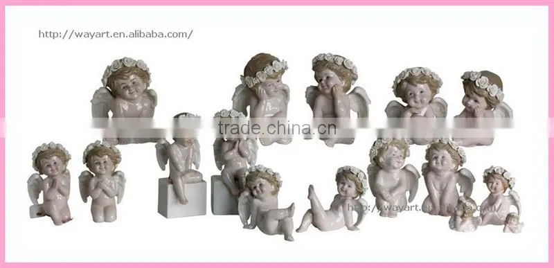 hand-painted cherub angel