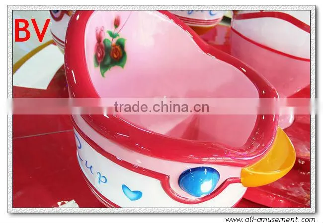 Amusment park indoor carnival game machine rotary coffee cup