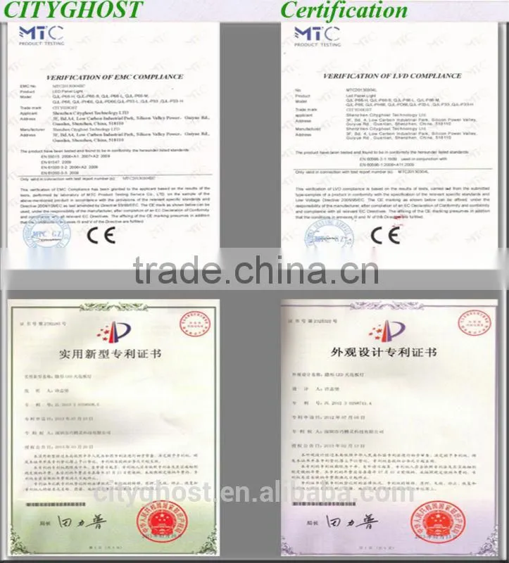 48W invisible flat square panel led ceiling light panel 595*595 with IP44 CE7RoHS