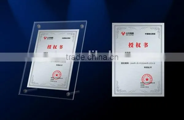 clear acrylic certificate holder wholesale