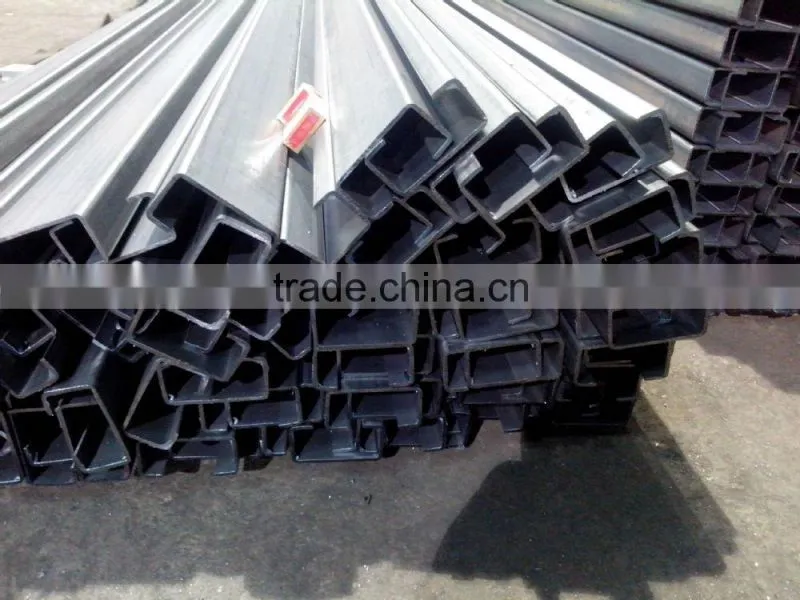 Q235 SS400 sjr 235 Hot rolled C profiles 80*40*15*2.0
