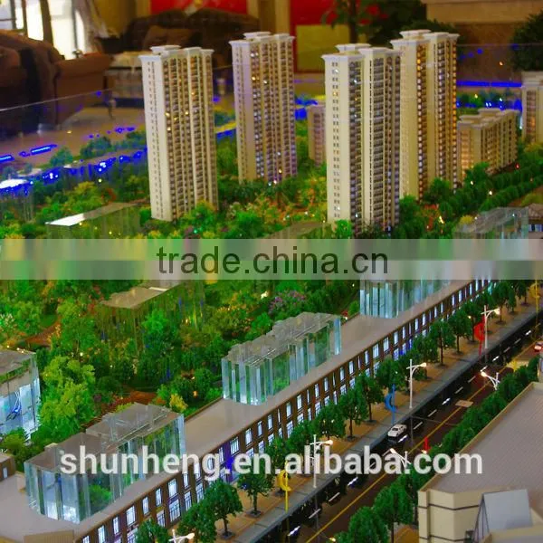 Acrylic , Plastic 3D Architectural Model, Miniature House Model