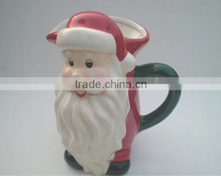 Wholesale ceramic Christmas 3D mug