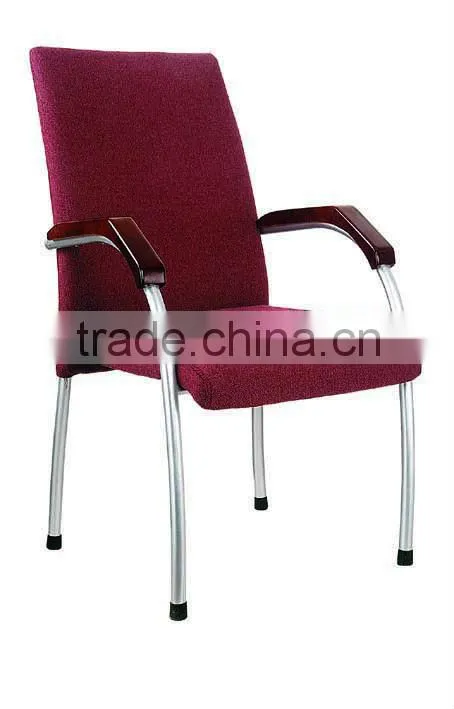 4 legs chairs fabric covers with wooden armrest chair AH-109