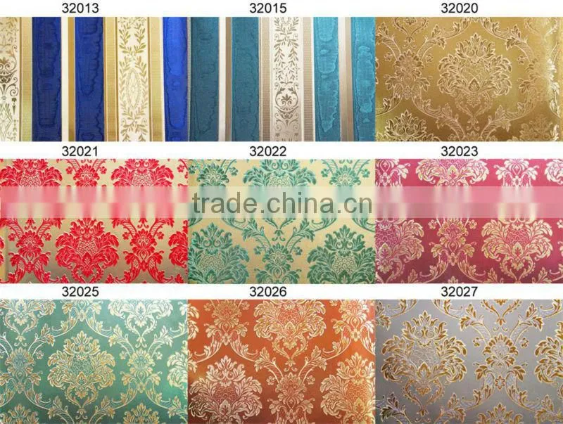 silver foil wallpaper/silver metallic wall paper/silver wallpapers