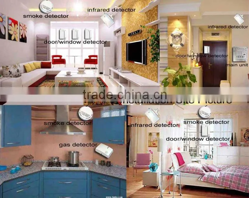 New arrival function smart wireless fire alarm system for house,OEM brand