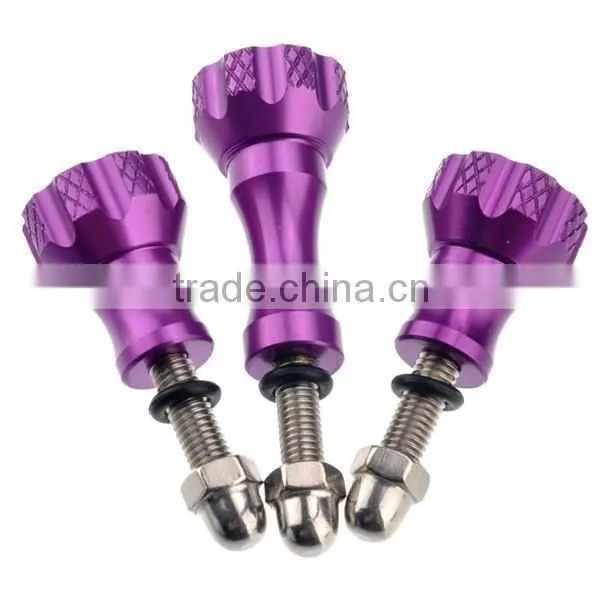 CNC Aluminum Adjustable Screw Thumb Knob Screw for Gopros Hero3+/3/2/1