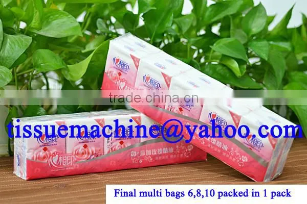 No Need Worker A to Z Pocket Tissue Fully Automatic Handkerchief Machine Production Line