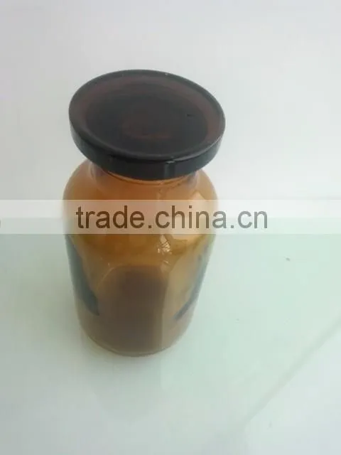 500ml antique apothecary jar amber with seal lid , glass jar with lid