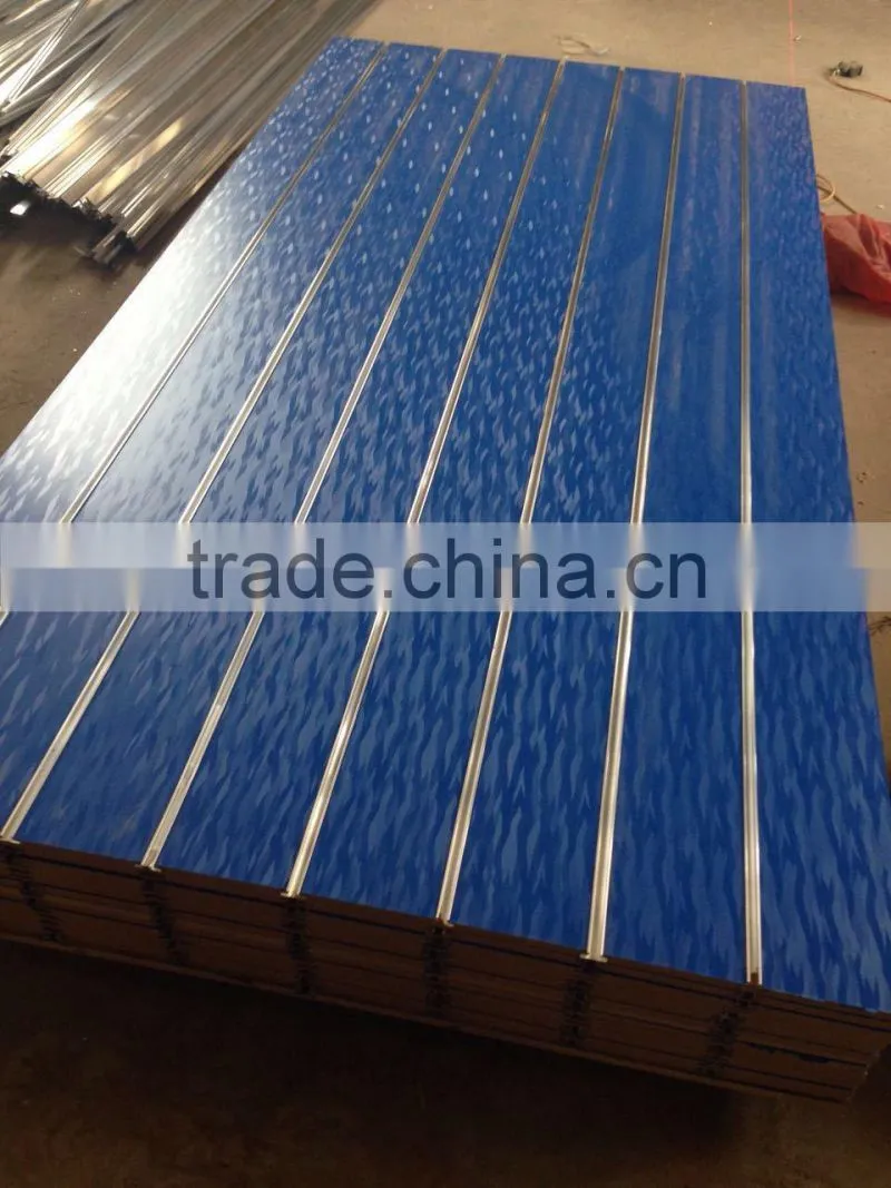 Melamine slatwall
